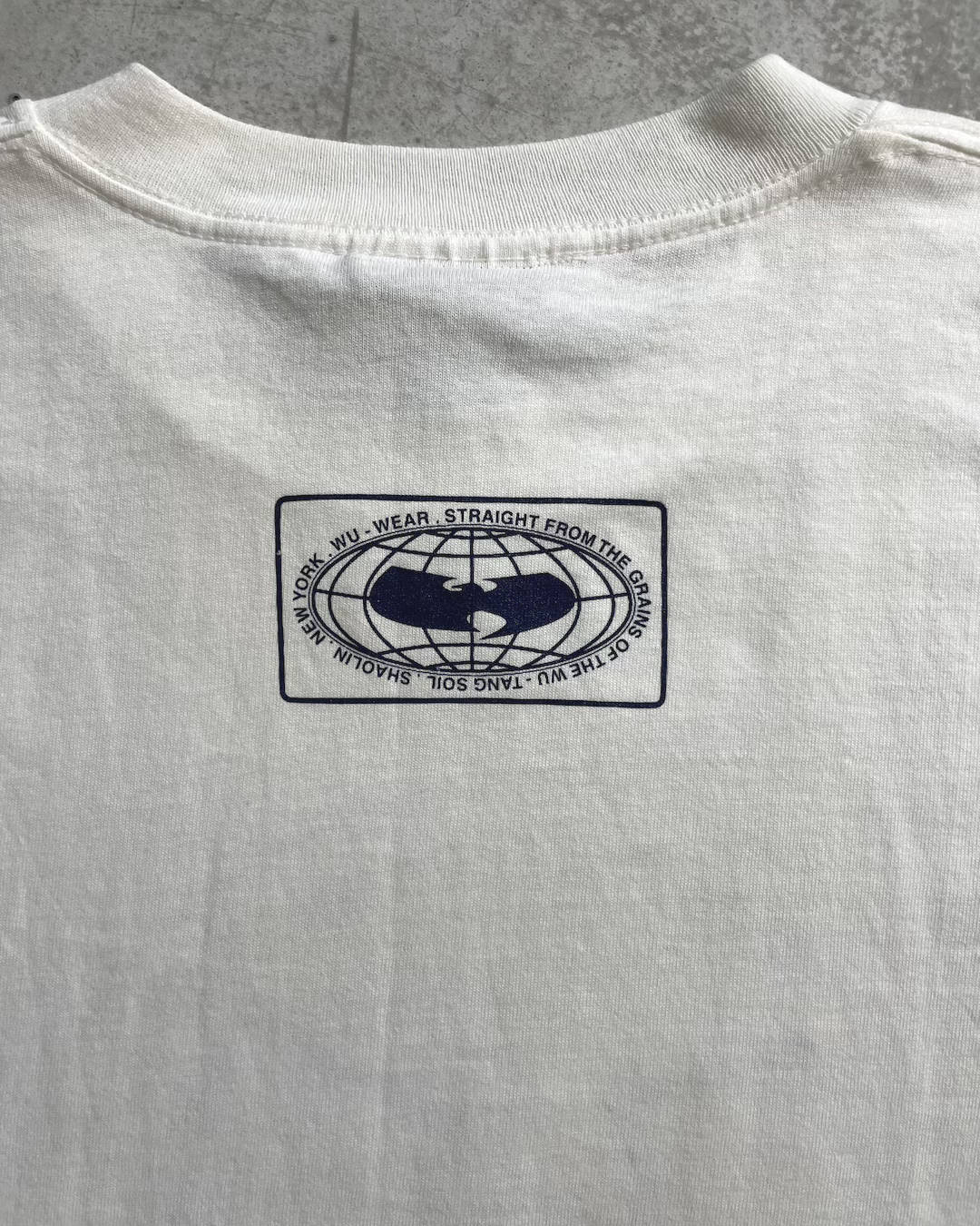 "DEADSTOCK" 90's Wu-Tang Clan "Wu-Wear" Rap T-Shirt Double-Sided Print Tagged XL Made in USA