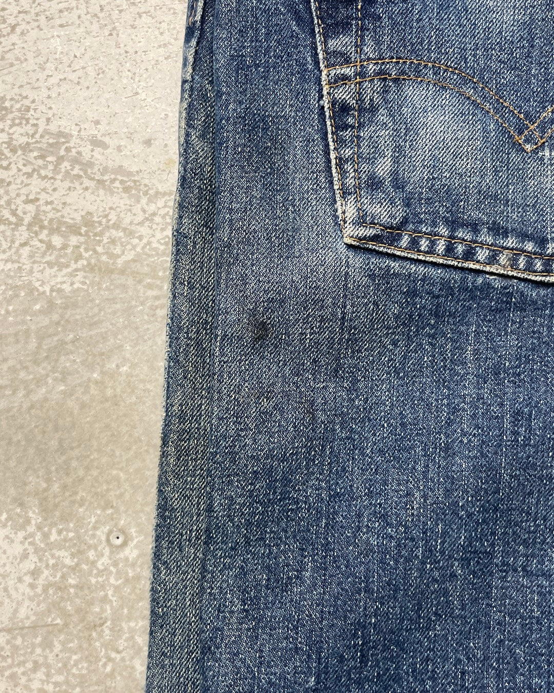 60's Levi's 501 BIGE ボタン裏16 ウエストチェーン 平行ステッチ 赤耳 W34 L30 リーバイス