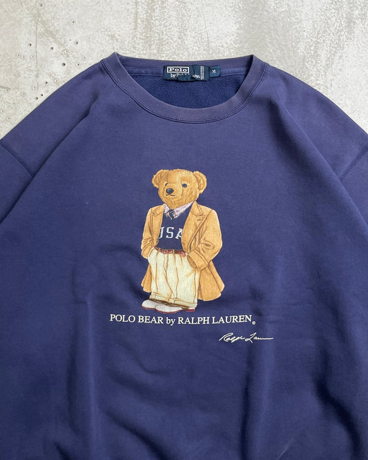90's Ralph Lauren "POLO BEAR" スウェット 表記M ラルフローレン ポロベア
