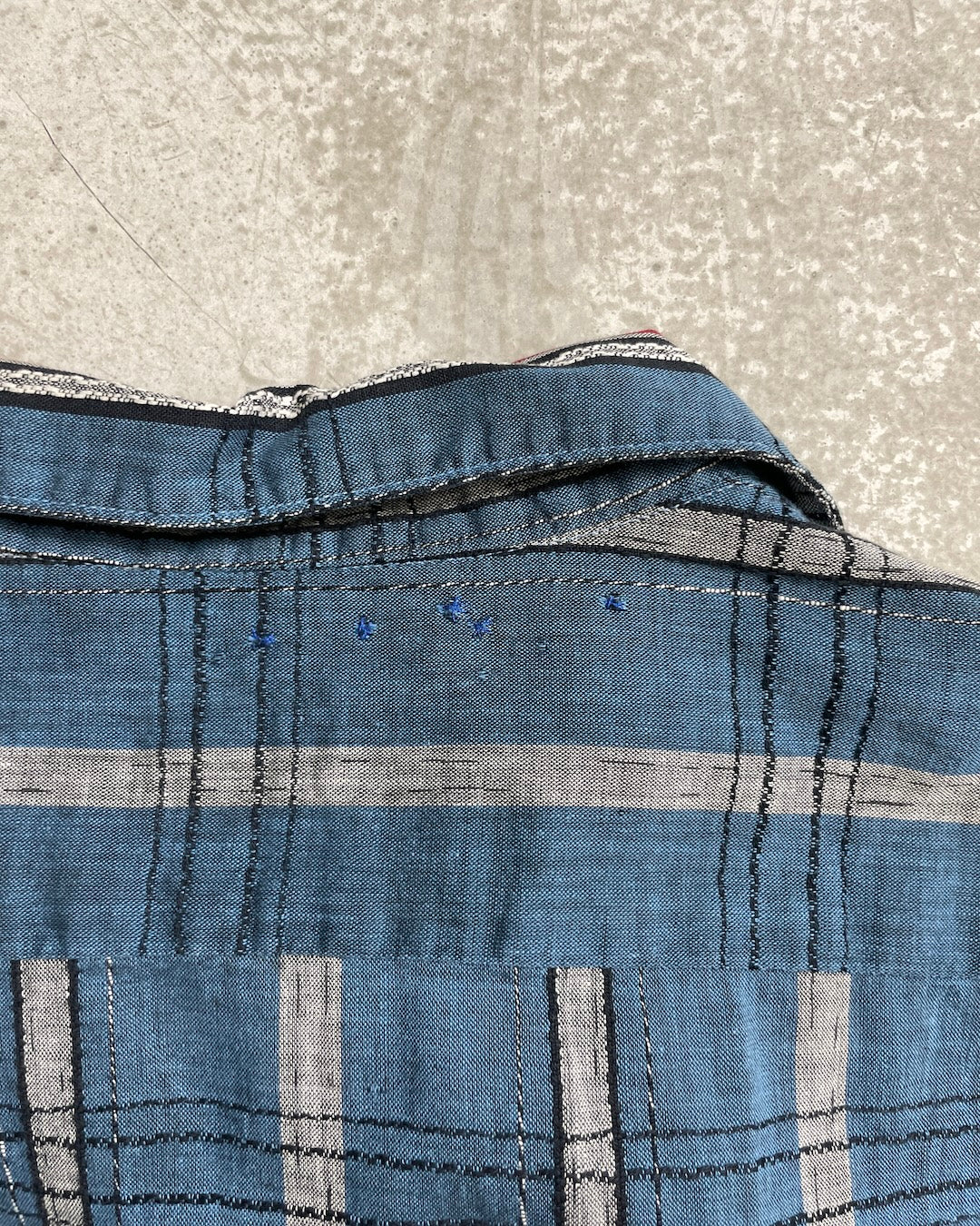 50's McGREGOR 長袖シャツ 開襟 ループカラー ストライプ 表記M L USA製マックレガー ヴィンシャツ
