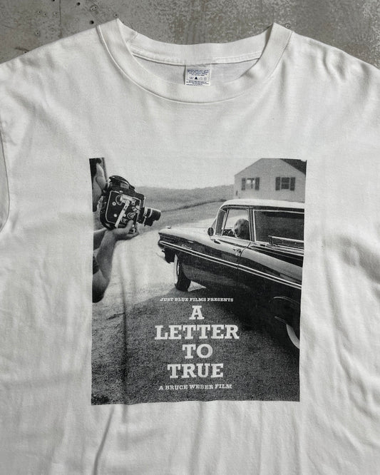 00's Bruce Weber "A LETTER TO TRUE" フォトTシャツ 両面プリント ブルースウェーバー
