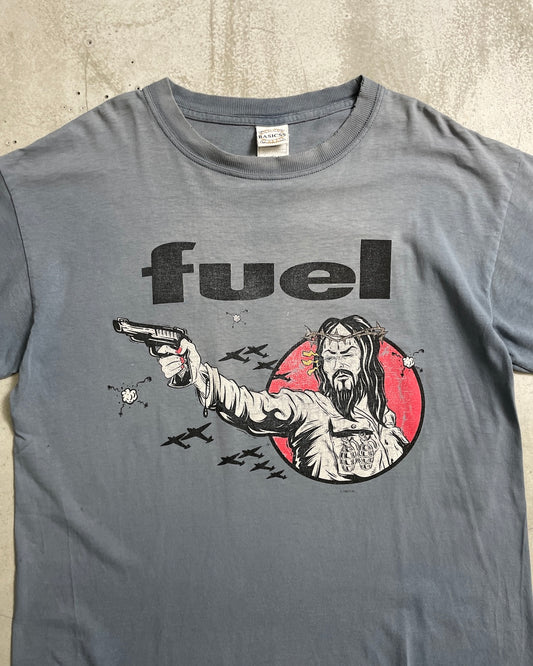 90's Fuel "Jesus or a gun" バンドTシャツ 両面プリント 表記L メキシコ製 フューエル
