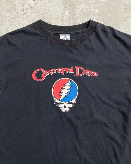 00's Grateful Dead "Steal Your Face" バンドTシャツ 表記M メキシコ製 グレイトフルデッド 襟ツートン
