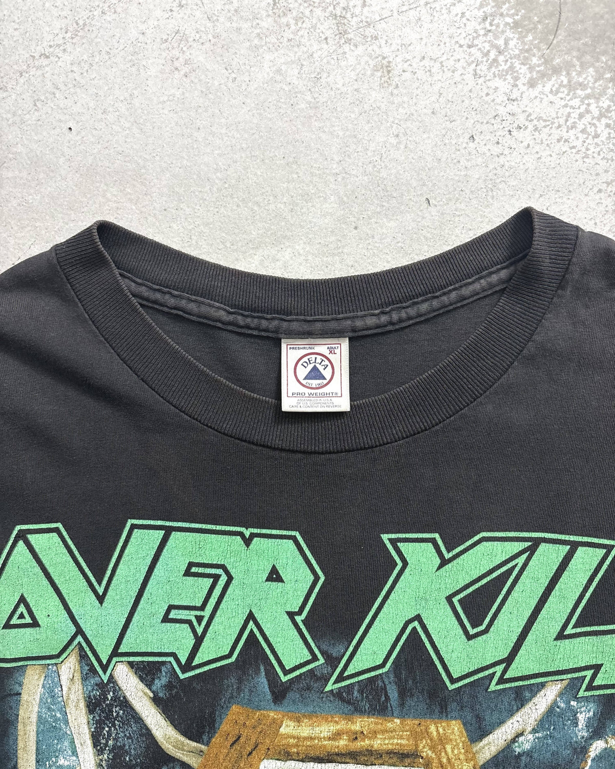00's Overkill "Horrorscope" Band T-Shirt Album Double-Sided Print Tag XL Made in USA