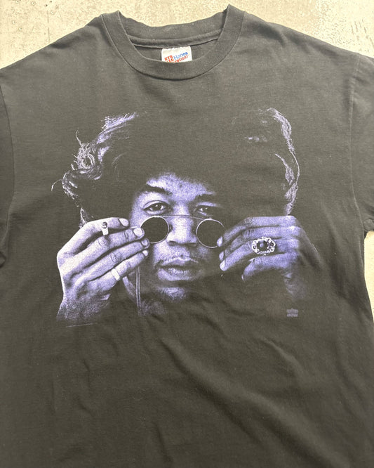90's Jimi Hendrix フェイスプリントTシャツ 両面プリント 表記L USA製 ジミヘンドリックス