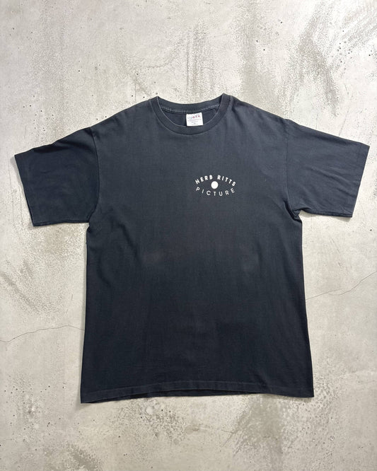 90's HERB RITTS "JUMP" フォトTシャツ 両面プリント 表記XL USA製 ハーブリッツ
