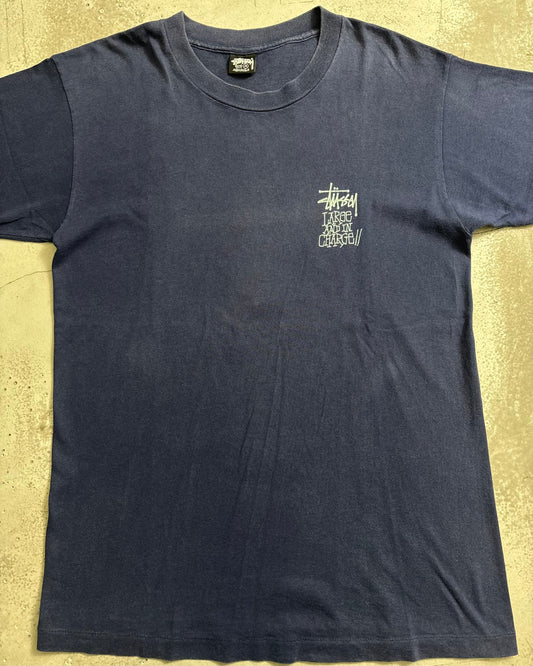 90's Stussy "Elephant" アートTシャツ Oldstussy 両面プリント 表記M USA製 ステューシー