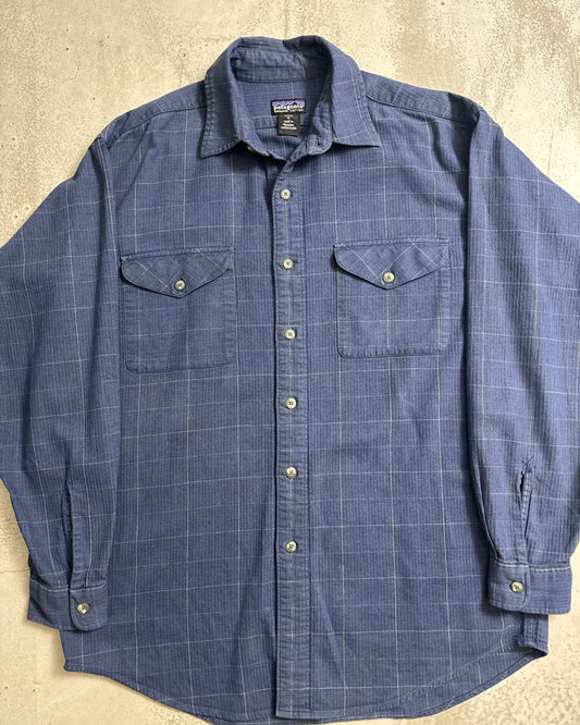 90's Patagonia フランネルシャツ 表記M ルーマニア製 パタゴニア