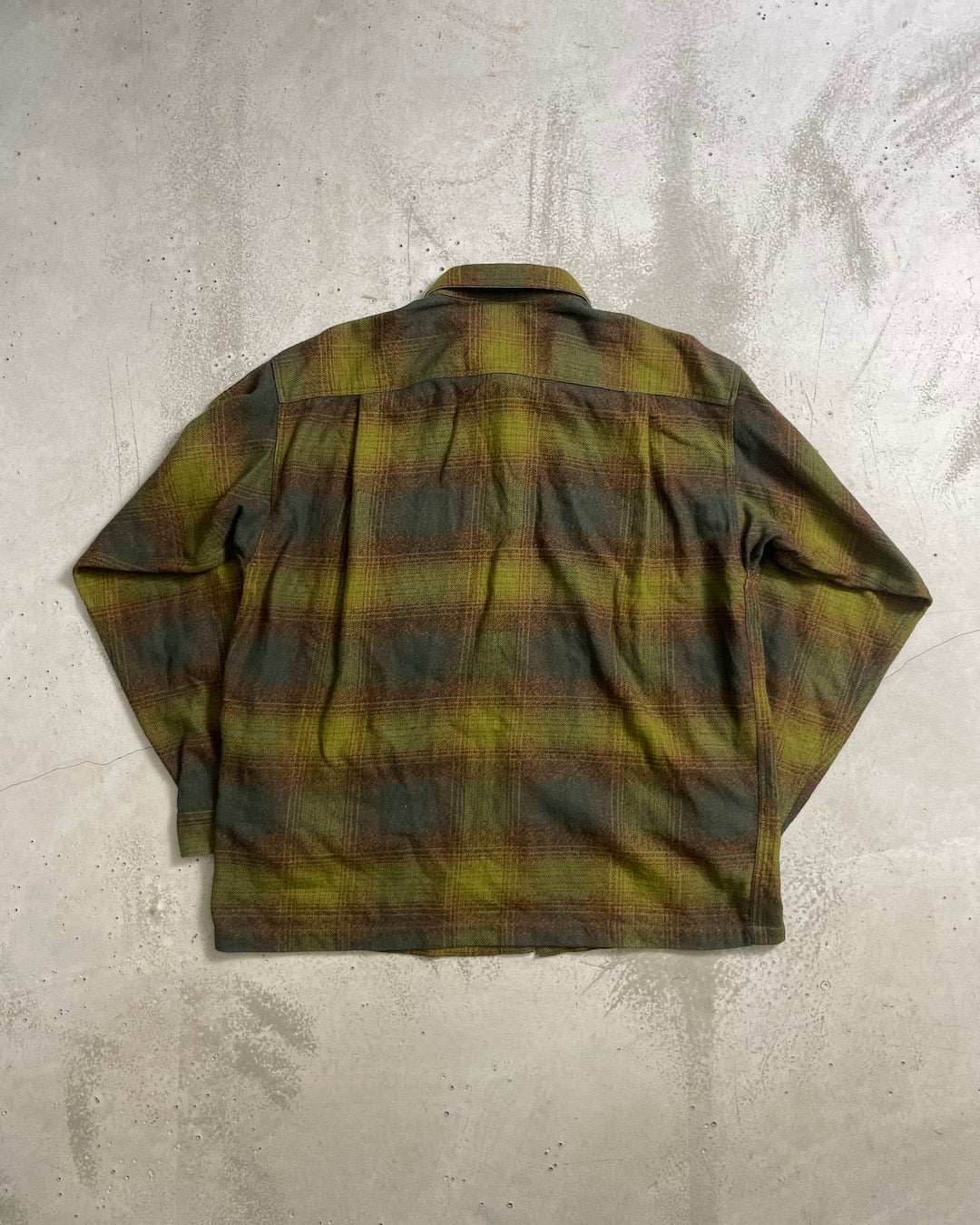 00's Patagonia オンブレチェック フランネルシャツ 表記M ポルトガル製 パタゴニア