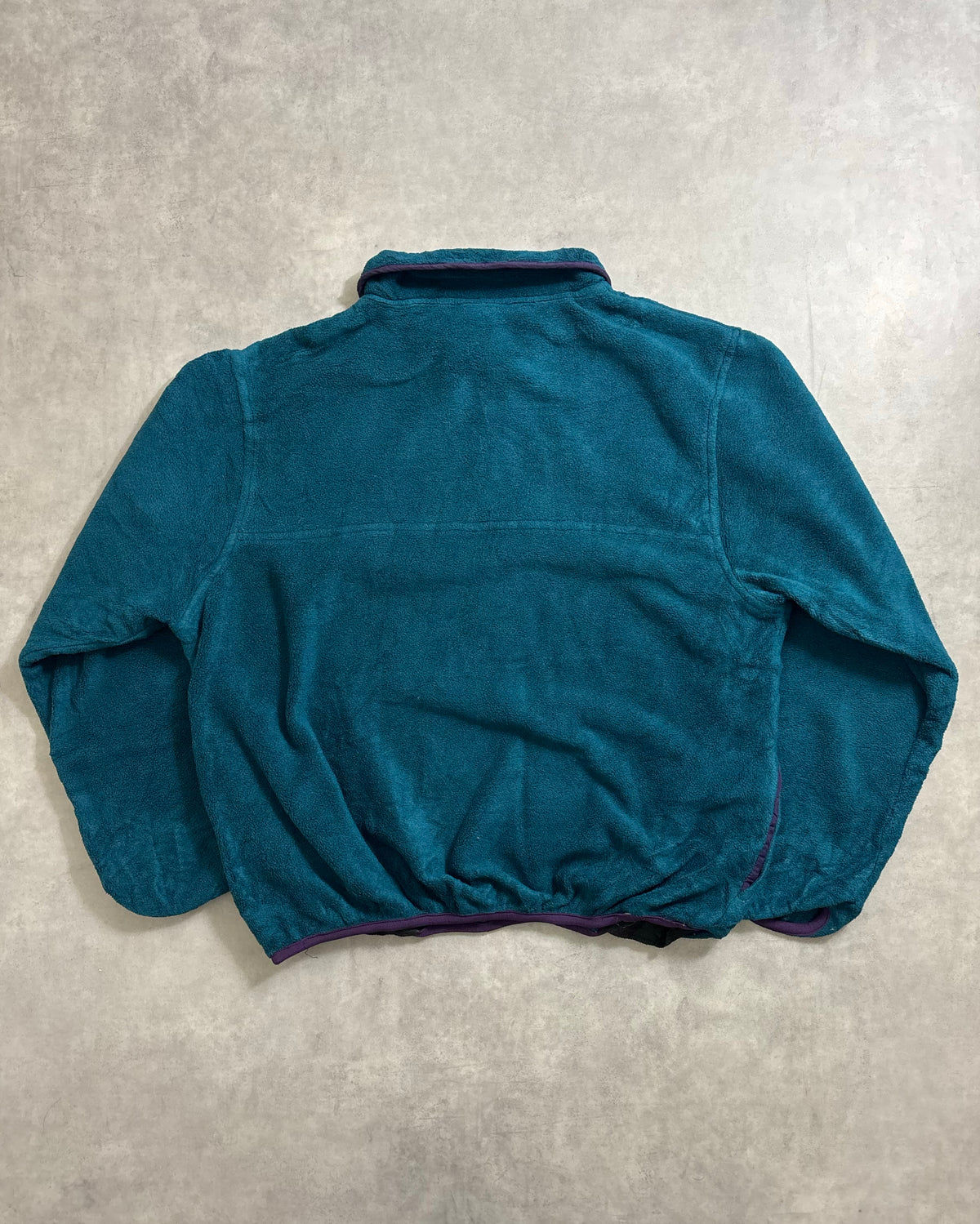 80's~ L.L.Bean "Snap-T" スナッププルオーバー フリース エルエルビーン 前立てナイロン アウトドア