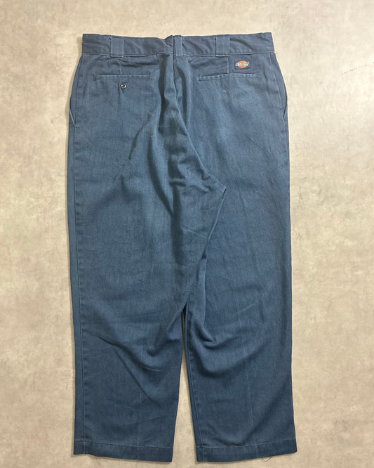 90's Dickies ワークパンツ W35 L27 YKKジップ 極太 ディッキーズ アメカジ