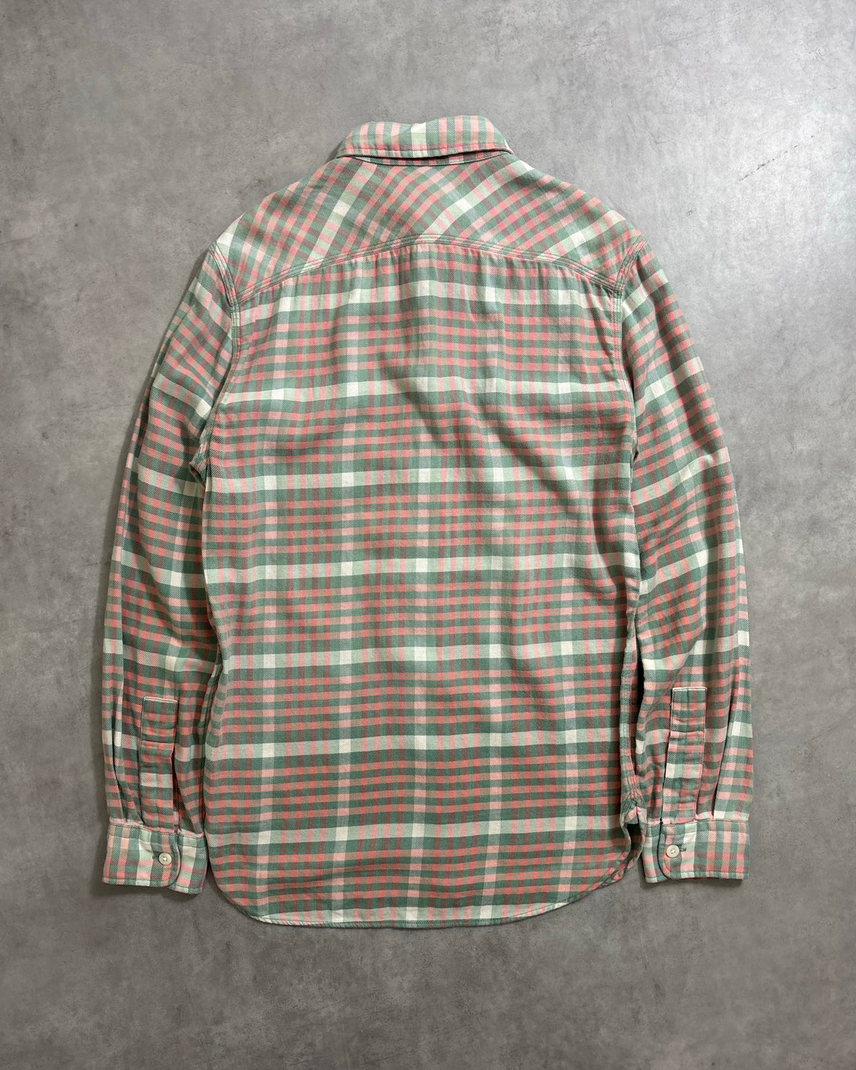 00's RRL ライトネルシャツ マチ付き 表記XS Ralph Lauren ダブルアールエル ラルフローレン