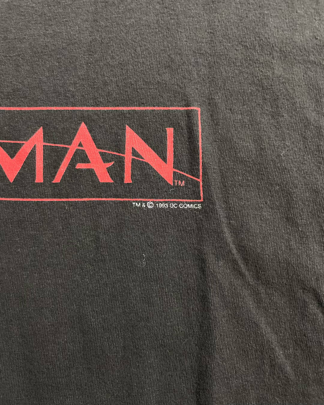 90's The Sandman character T-shirt, double-sided print, labeled XL, Made in USA, Sandman, American comics