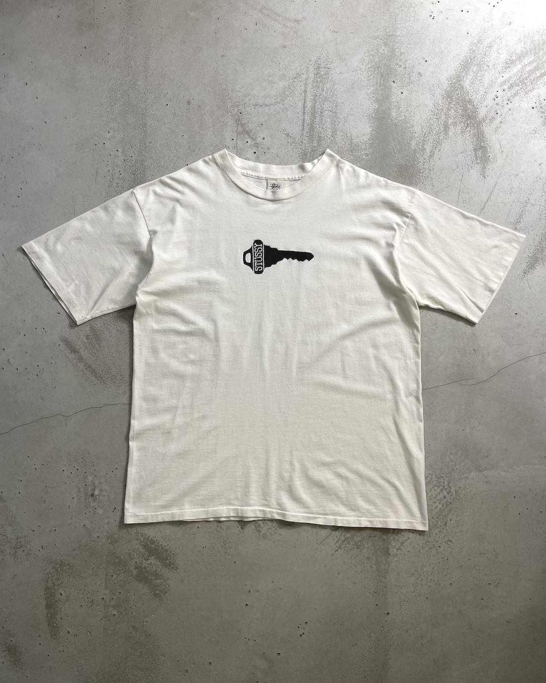 90's Stussy "Knowledge is key" Print T-Shirt Old Stussy Double-Sided Print Tagged XL Made in USA Oldstussy