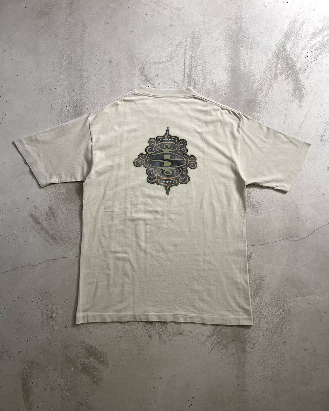 90's Stussy Back Print T-shirt Old Stussy Double-sided Print Size L Made in USA