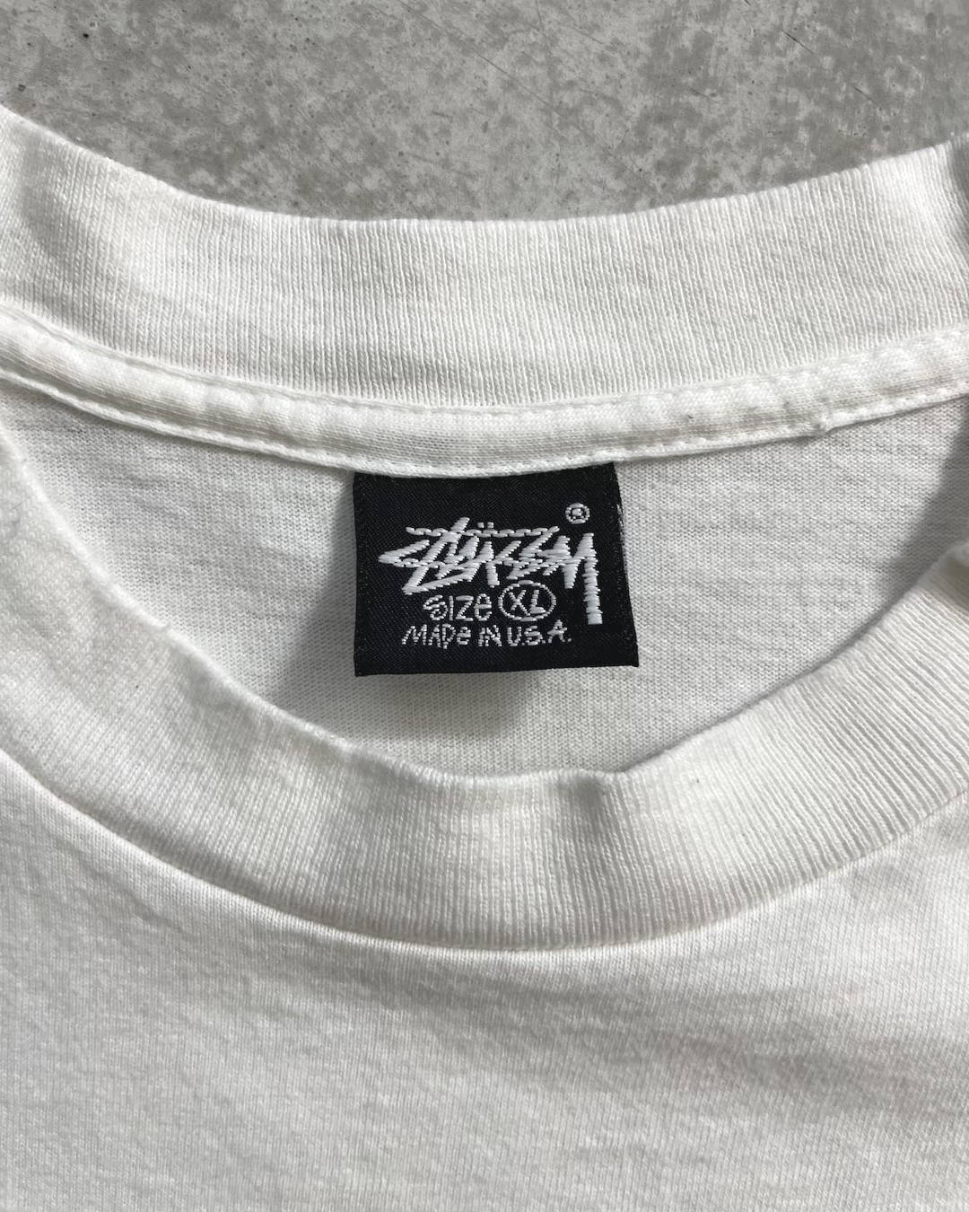 90's Stussy "Fusion" ロゴプリントTシャツ Oldstussy両面プリント 表記XL USA製 オールドステューシー