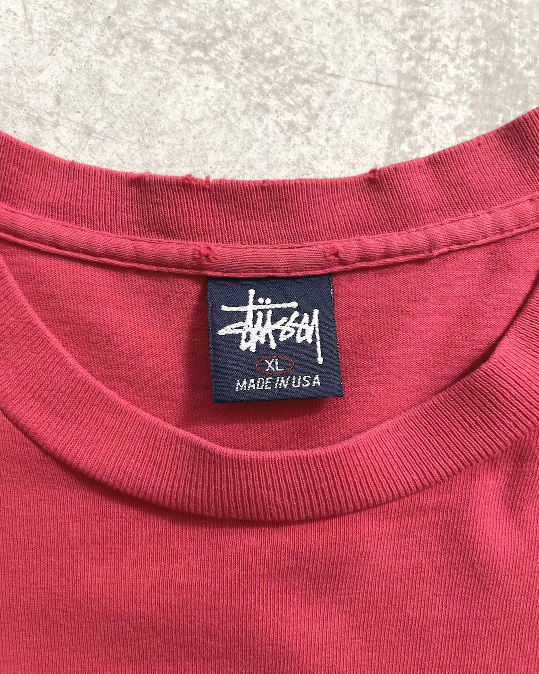 90's Stussy "Apple" パロディTシャツ Oldstussy 表記XL USA製 オールドステューシー アップル
