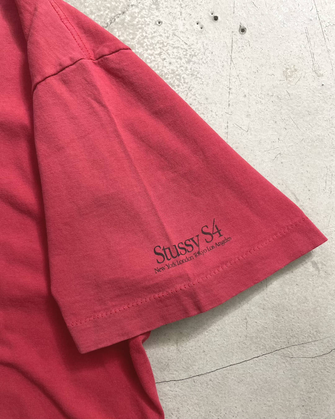90's Stussy "Apple" パロディTシャツ Oldstussy 表記XL USA製 オールドステューシー アップル