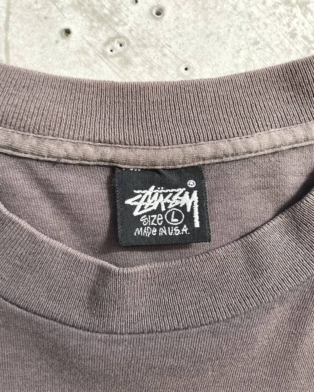 90's Stussy 3DロゴプリントTシャツ Oldstussy 表記L USA製 オールドステューシー