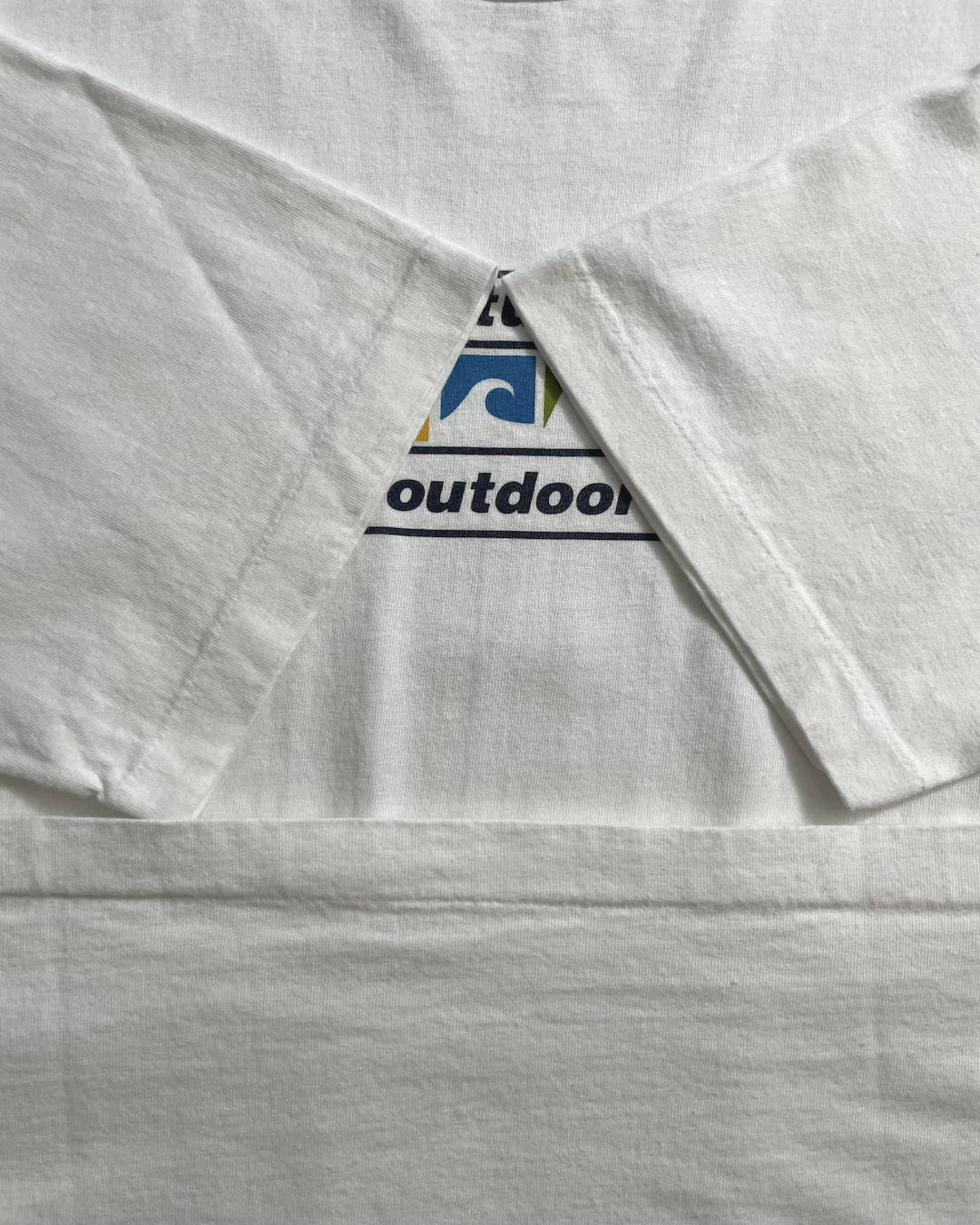 90's Stussy "Stussy outdoors" プリントTシャツ 両面プリント 表記L USA製  オールドステューシー