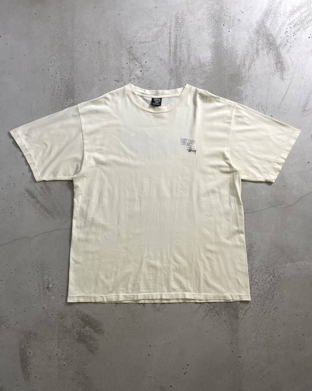 90's Stussy fresh gear "TROUT" print T-shirt double-sided print Oldstussy Made in Australia