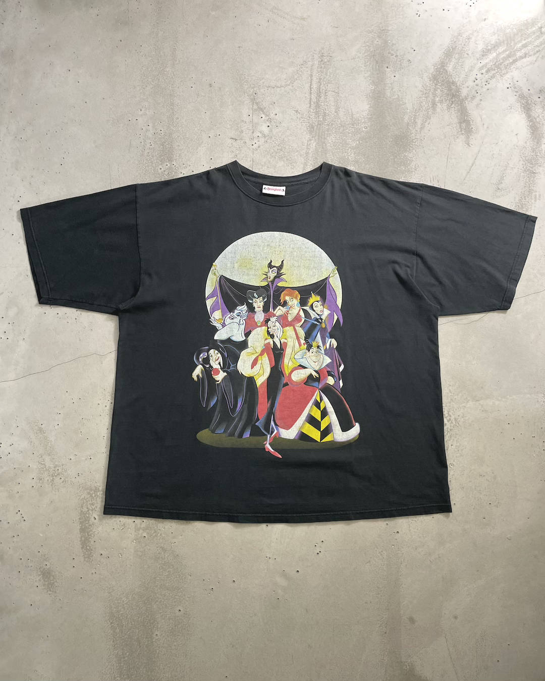 90's Disney "Villains Bad Girls Nightmare" Character T-Shirt Double-Sided Print One Size Made in USA Disney Villains