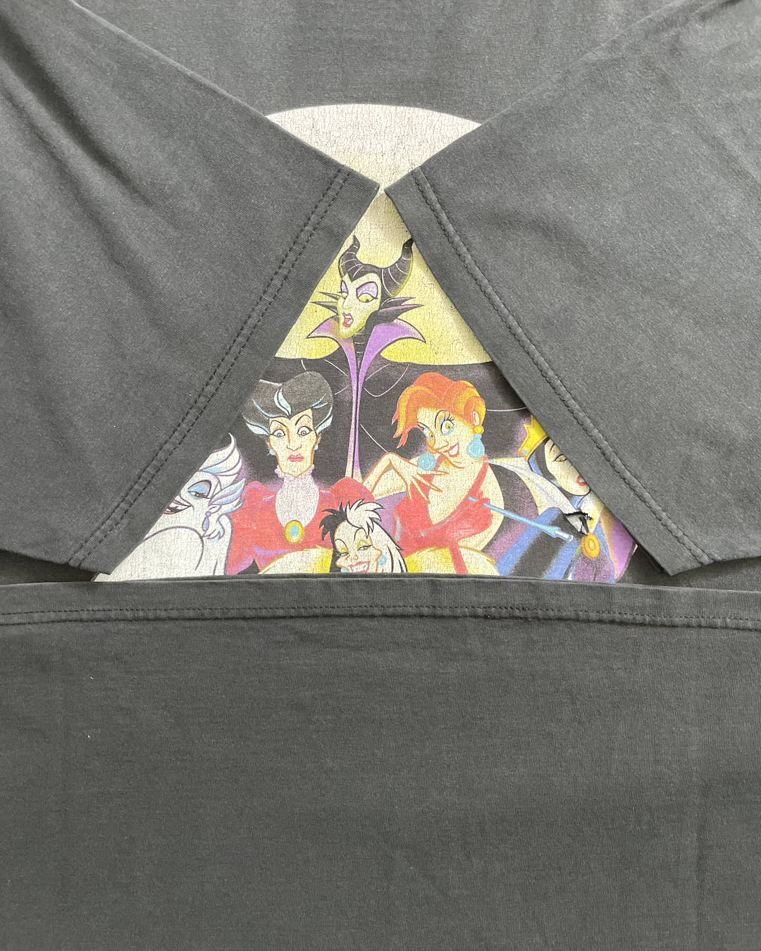 90's Disney "Villains Bad Girls Nightmare" Character T-Shirt Double-Sided Print One Size Made in USA Disney Villains