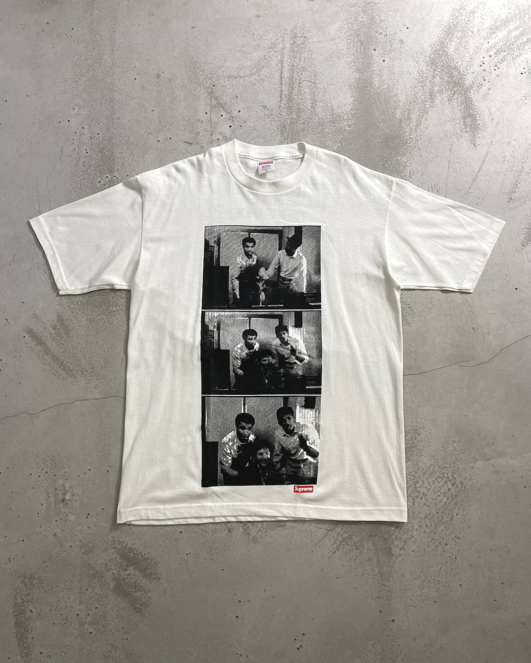 "DEADSTOCK" 09SS Supreme x Malcolm maclaren フォトTシャツ 両面プリント 表記M USA製 シュプリーム