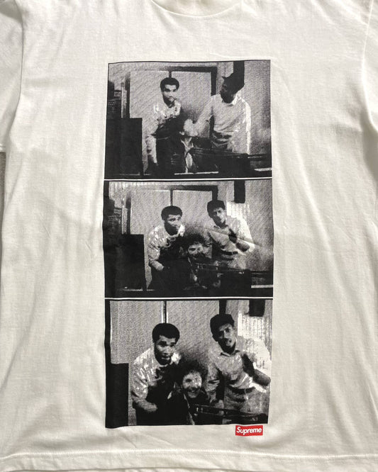 "DEADSTOCK" 09SS Supreme x Malcolm maclaren フォトTシャツ 両面プリント 表記M USA製 シュプリーム