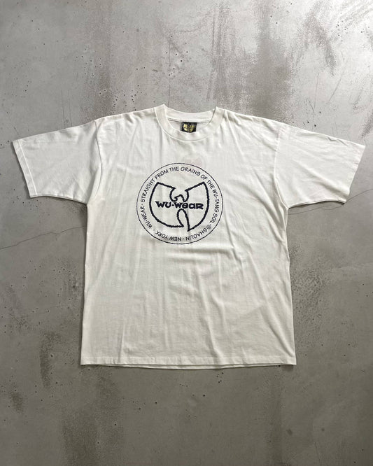 "DEADSTOCK" 90's Wu-Tang Clan "Wu-Wear" ラップTシャツ 両面プリント 表記XL USA製 ウータンクラン
