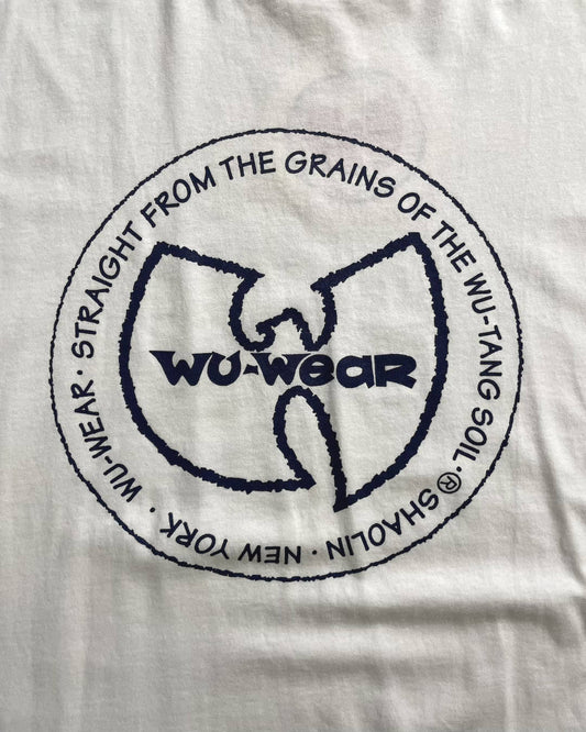 "DEADSTOCK" 90's Wu-Tang Clan "Wu-Wear" ラップTシャツ 両面プリント 表記XL USA製 ウータンクラン