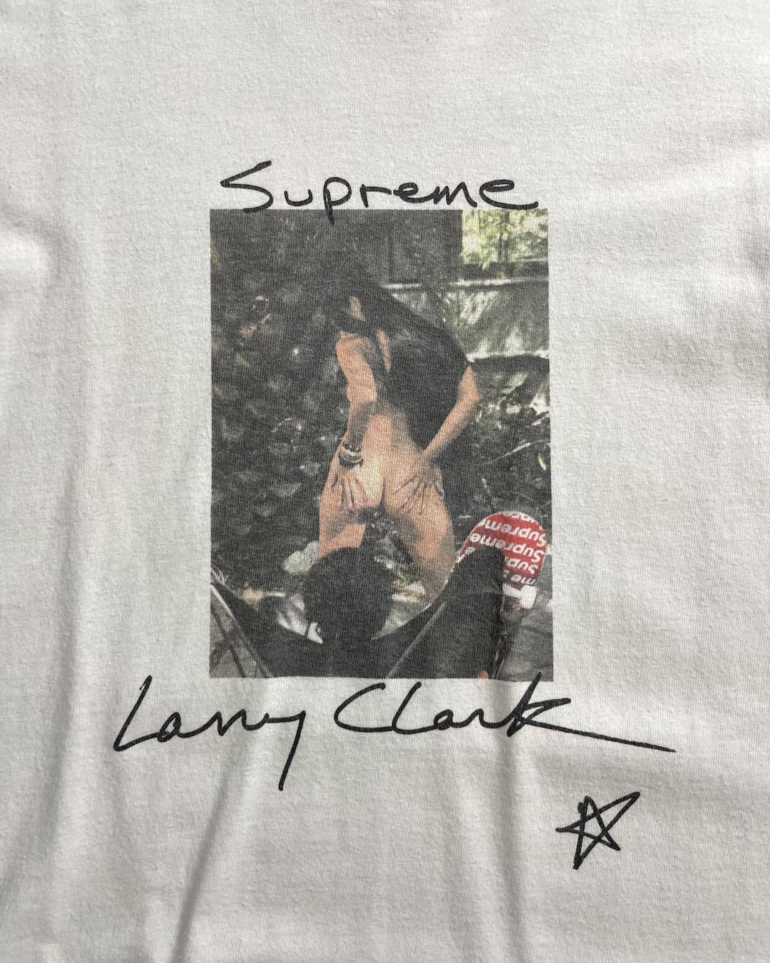 17SS Supreme "Larry Clark" フォトTシャツ 表記M USA製 シュプリーム