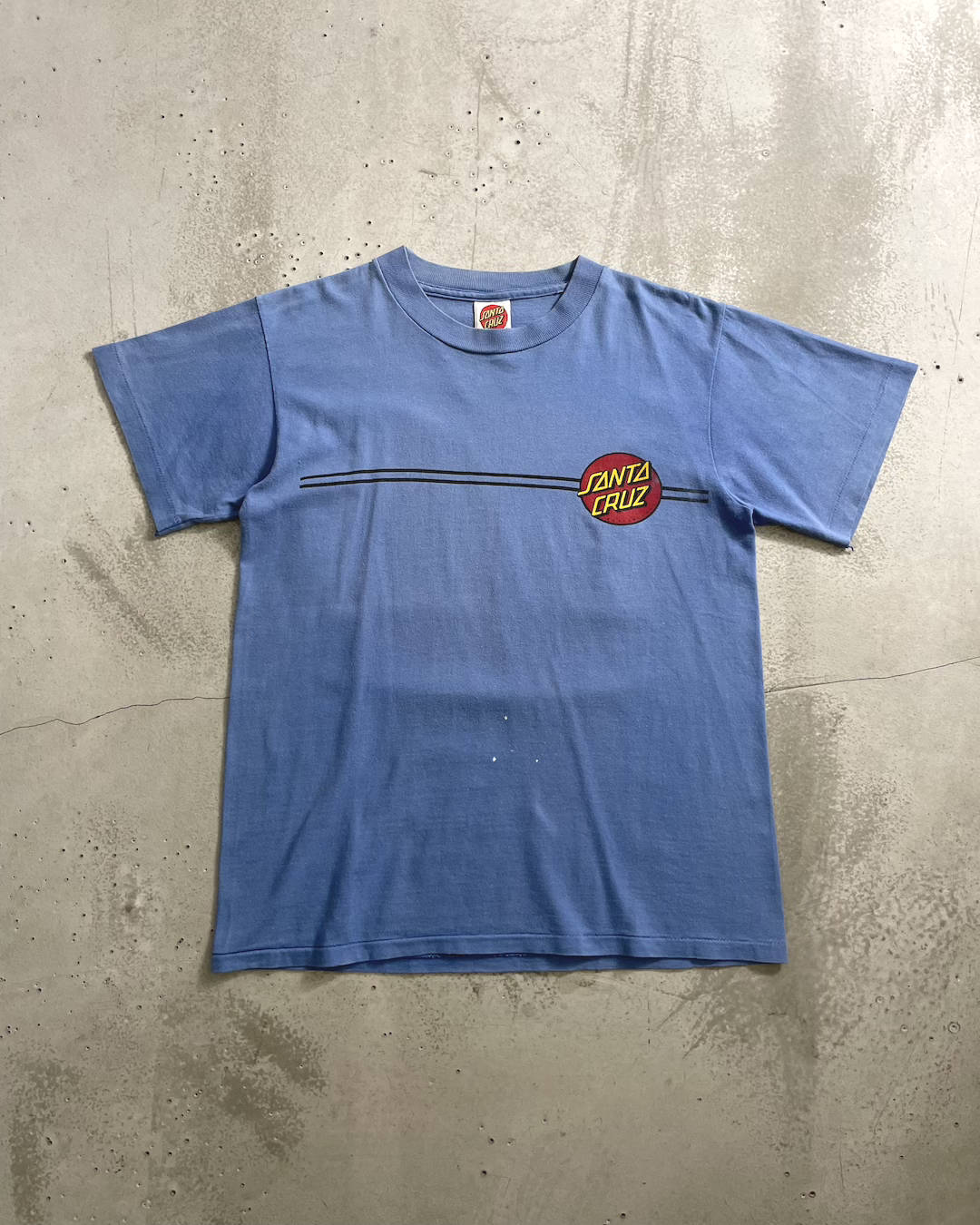 90's SANTA CRUZ "Classic dot" Skate T-shirt Double-Sided Print Size M Made in USA Santa Cruz Classic Dot