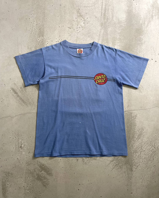 90's SANTA CRUZ "Classic dot" スケートTシャツ 両面プリント 表記M USA製 サンタクルズ クラシックドット