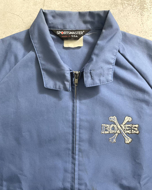 80’s Powell Peralta "Cross Bones" ジップアップジャケット 両面プリント USA製 パウエル クロスボーン