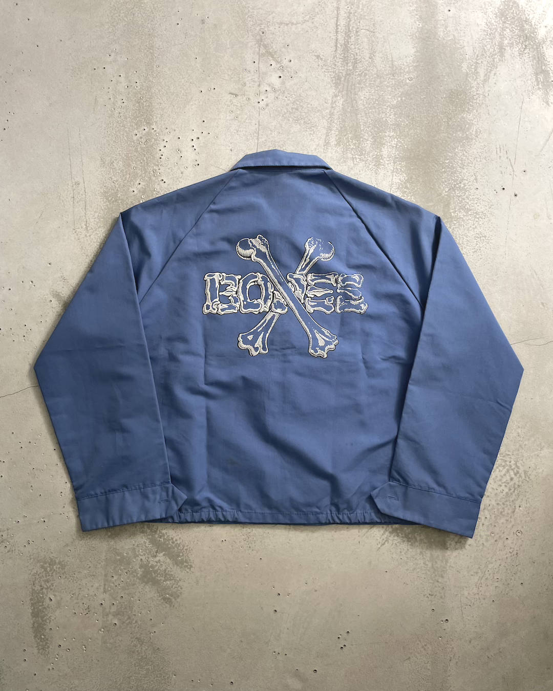 80’s Powell Peralta "Cross Bones" ジップアップジャケット 両面プリント USA製 パウエル クロスボーン