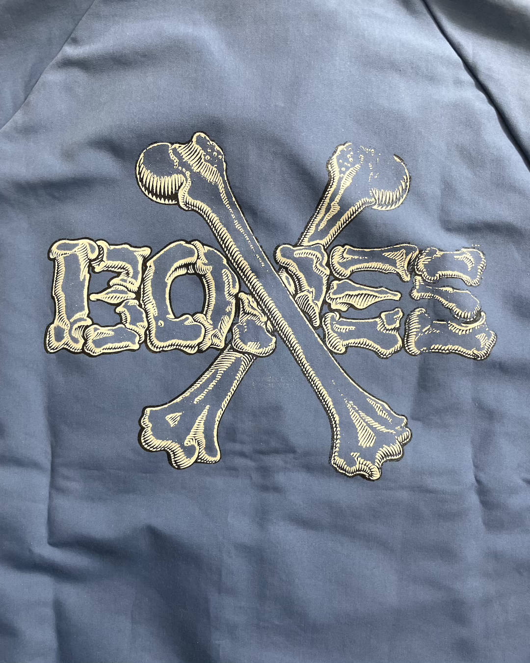 80’s Powell Peralta "Cross Bones" ジップアップジャケット 両面プリント USA製 パウエル クロスボーン