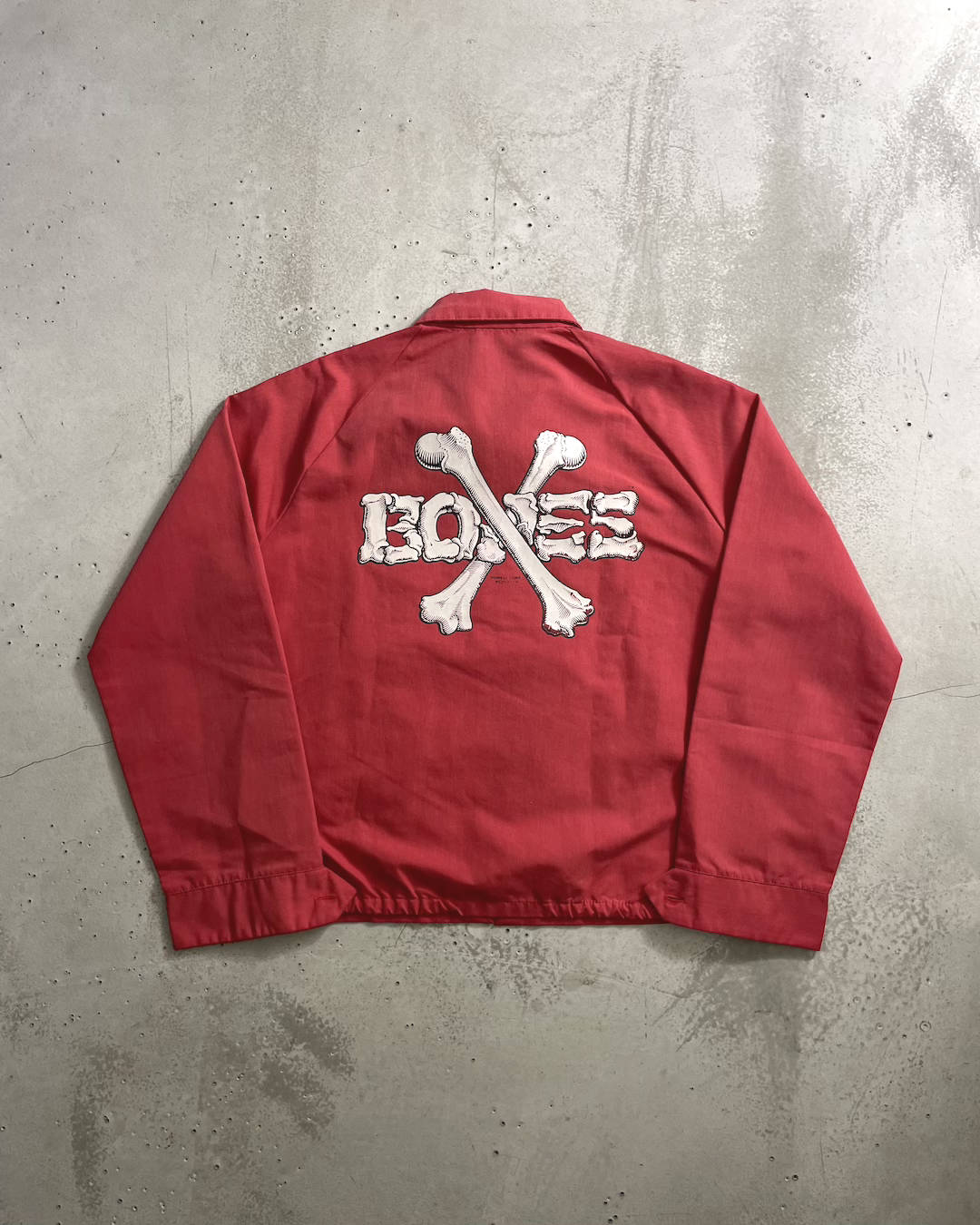 80’s Powell Peralta "Cross Bones" ジップアップジャケット 両面プリント USA製 パウエル クロスボーン