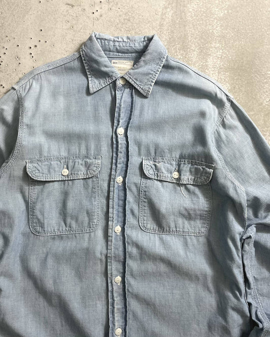 70's BIG MAC Chambray Shirt Made in USA JCPenney