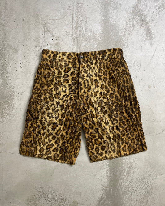 90's GOOD ENOUGH レオパード柄 ショートパンツ 表記M W31 イングランド製 イナフ ショーツ