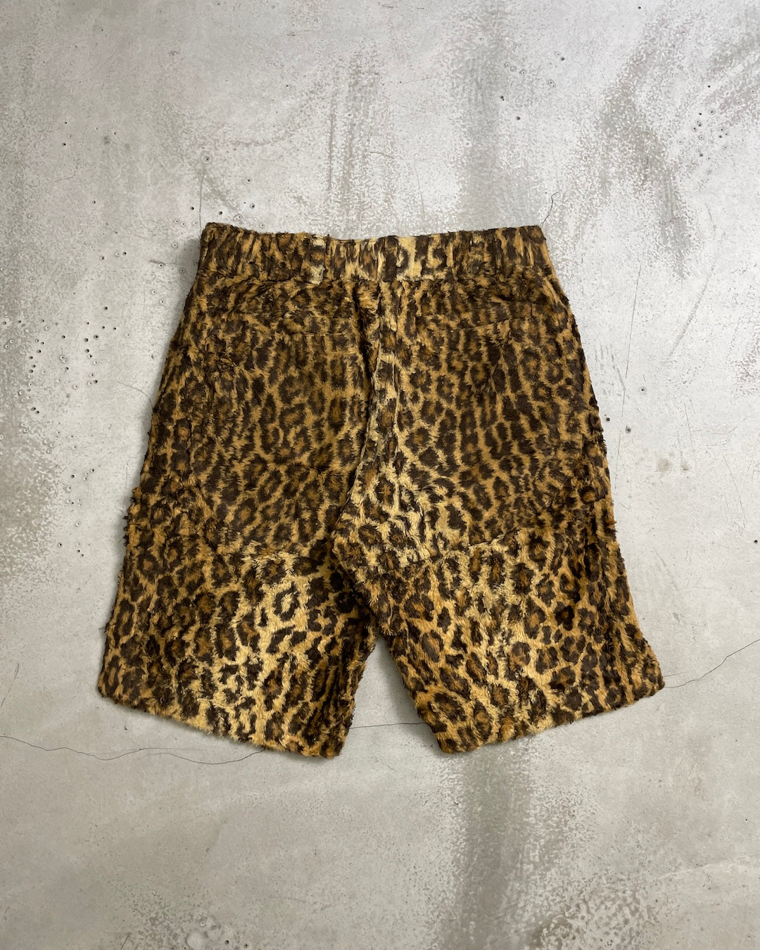 90's GOOD ENOUGH レオパード柄 ショートパンツ 表記M W31 イングランド製 イナフ ショーツ