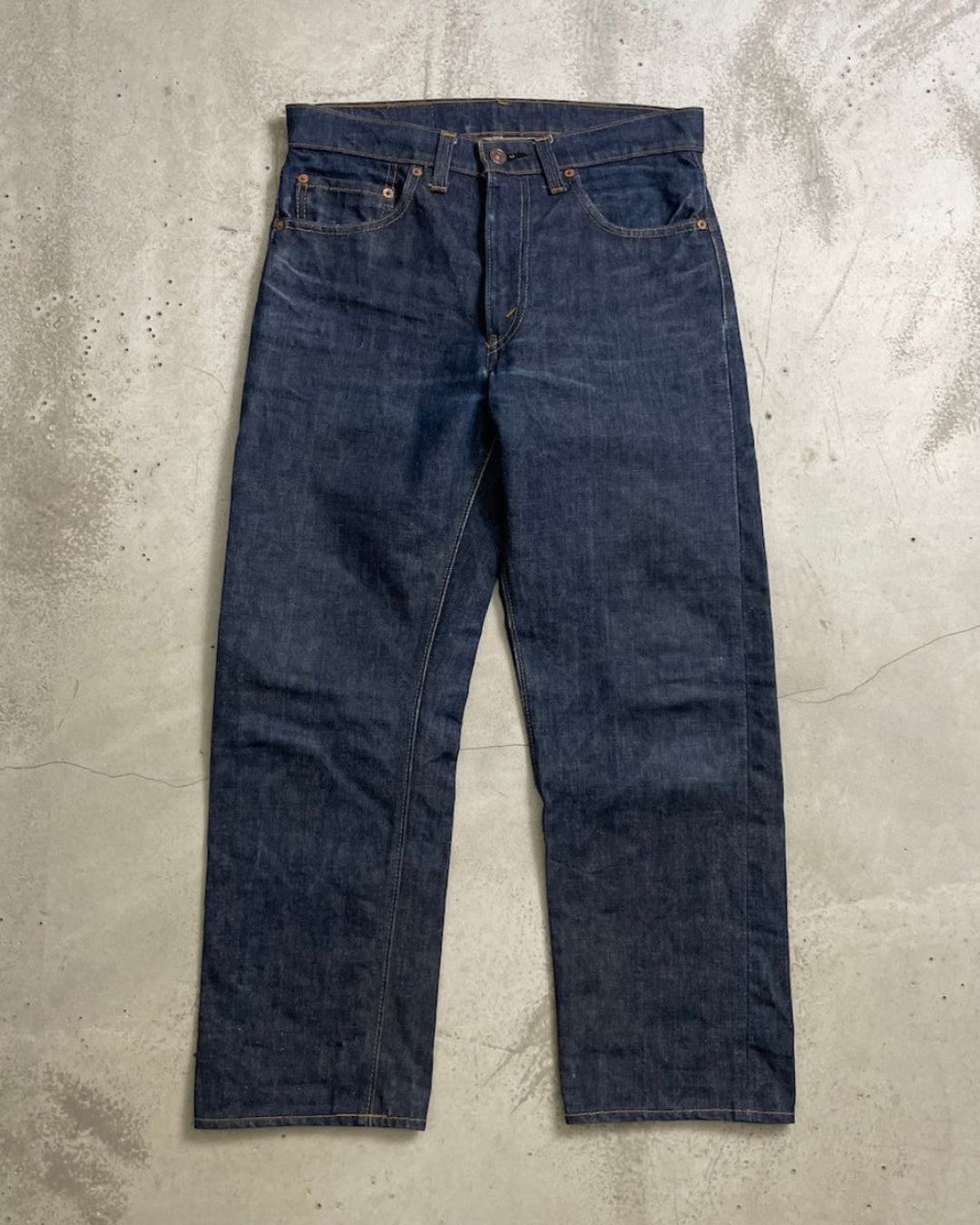 70's Levi's 505 66前期 ボタン裏6 スモールe 42talon ウエストチェーン 平行ステッチ パキパキ W30 L28 リーバイス
