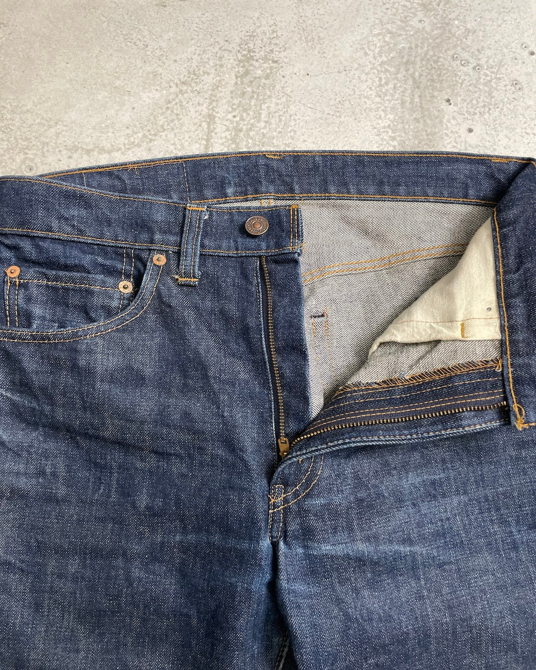 70's Levi's 505 66前期 ボタン裏6 スモールe 42talon ウエストチェーン 平行ステッチ パキパキ W30 L28 リーバイス