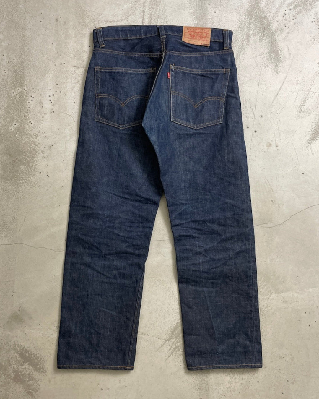 70's Levi's 505 66前期 ボタン裏6 スモールe 42talon ウエストチェーン 平行ステッチ パキパキ W30 L28 リーバイス