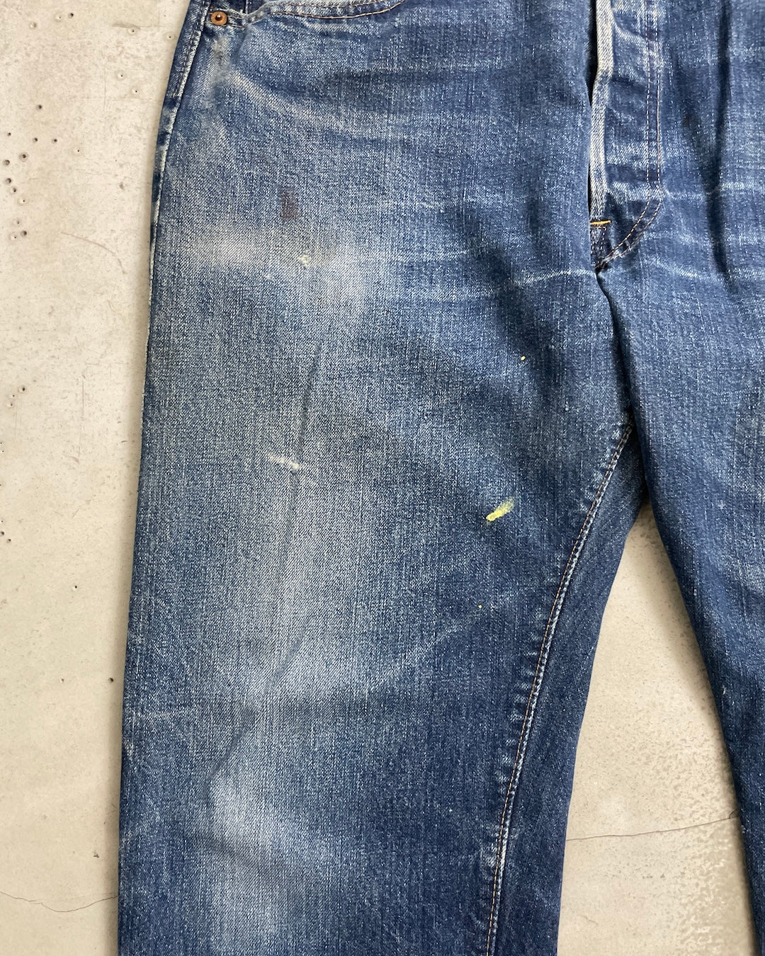 60's Levi's 501 BIGE ボタン裏16 ウエストチェーン 平行ステッチ 赤耳 W34 L30 リーバイス