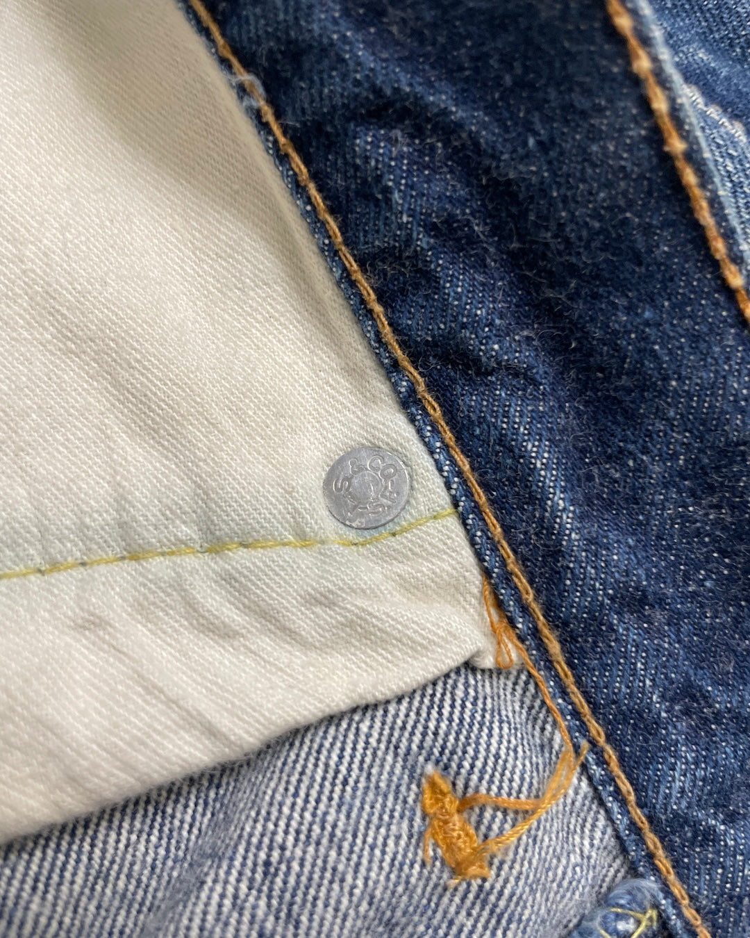60's Levi's 501 BIGE ボタン裏16 ウエストチェーン 平行ステッチ 赤耳 W34 L30 リーバイス