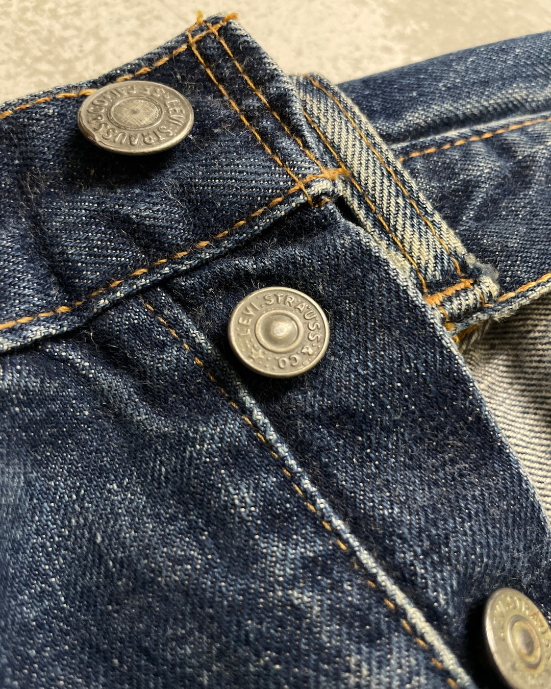 60's Levi's 501 BIGE ボタン裏16 ウエストチェーン 平行ステッチ 赤耳 W34 L30 リーバイス