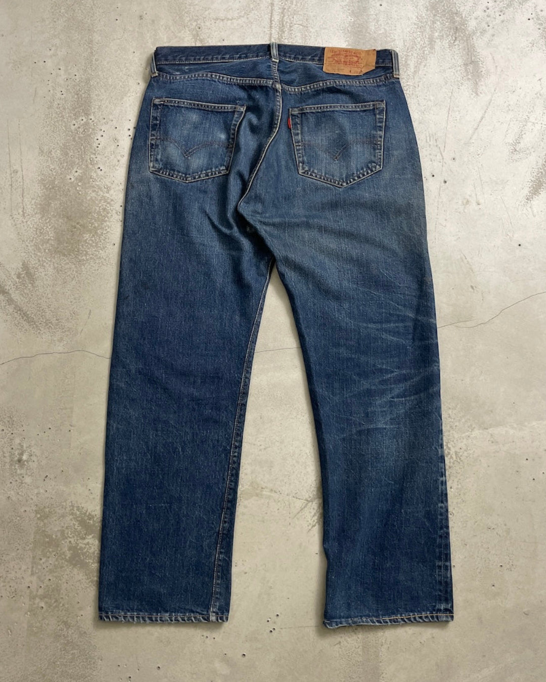 60's Levi's 501 BIGE ボタン裏16 ウエストチェーン 平行ステッチ 赤耳 W34 L30 リーバイス