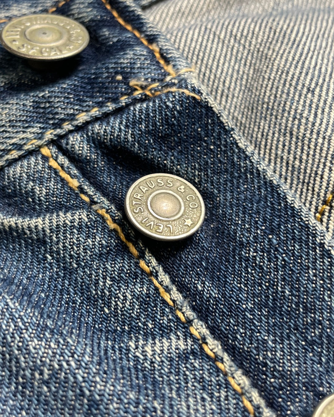 50's Levi's 501XX BIGE オフセット ウエストシングル フロントVステッチ W32 L29 リーバイス