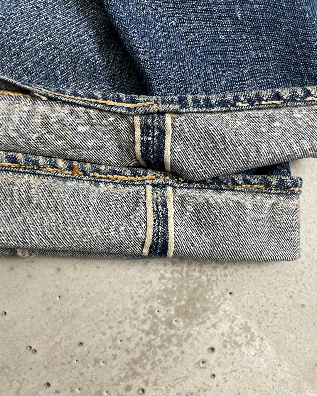 50's Levi's 501XX BIGE オフセット ウエストシングル フロントVステッチ W32 L29 リーバイス